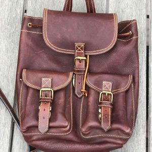 Enzo Angiolini leather backpack purse